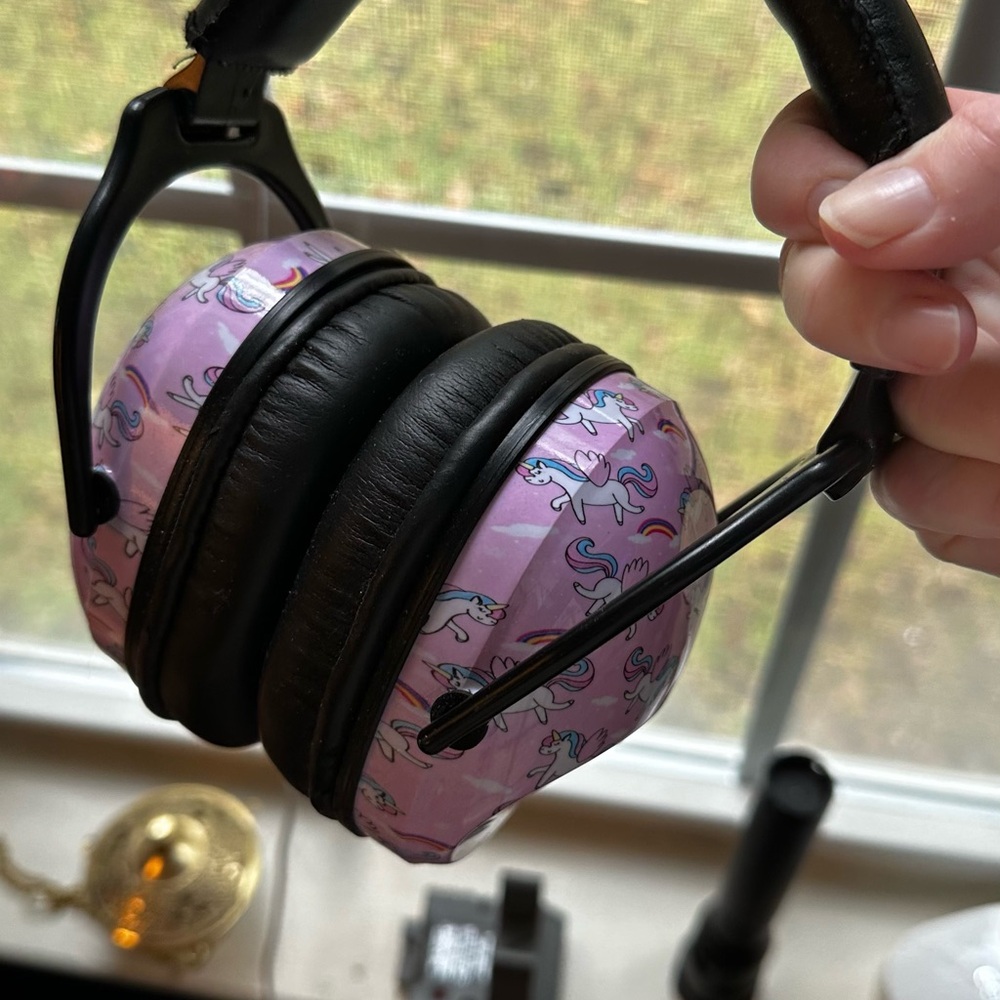 Unicorn-Themed Pink Autism Headphones